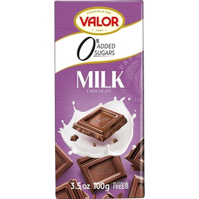 Valor mléčná 36 % bez lepku a přidaného cukru 100 g