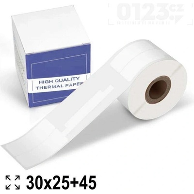 Samolepící štítky TL - na bižuterii 30x25+45mm, 100ks