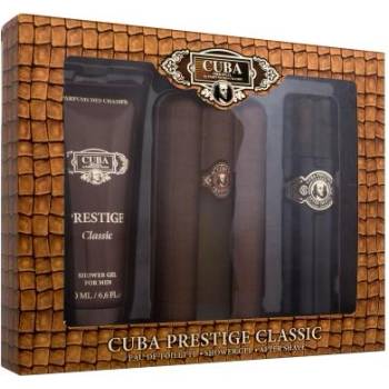 Cuba Prestige подаръчен комплект: EDT 90 ml + душ гел 200 ml + афтършейв 100 ml за мъже