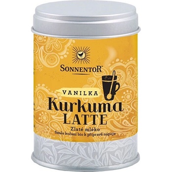 Sonnentor Bio Kurkuma Latte vanilka dózička Pikantní kořeněná směs 60 g