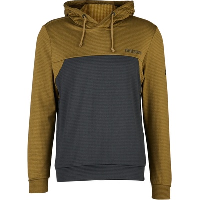 Zimtstern Мъжки поларен пуловер Zimtstern Tech Hoodz L/S Hoodie - Military Olive / Pirate Black - размер XL (017-3389-0114)