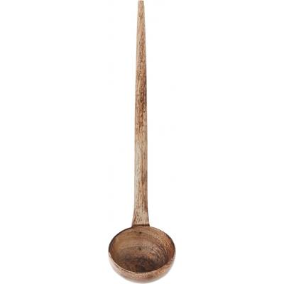 MADAM STOLTZ Dřevěná naběračka Mango Wood, přírodní , dřevo