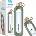 WESSPER Glass water bottle with case WESSPER 1000ml olive