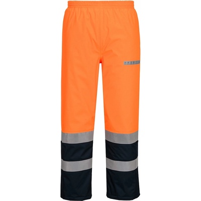 Portwest FR434 zimné nohavice Bizflame Rain+ Hi-Vis Multi-Norm Contrast FR Orange/Navy