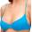 SUNDEK Bralette with adjustable straps bikini top - Blue (Bilberry)