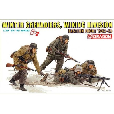 WIKING Model Kit figurky 6372WINTER GRENADIERS DIVISION EASTERN FRONT 1943-45 GEN2 1:35