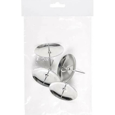 Nohel garden Bodec do adventních svícnů hladký zlatý d5cm 4ks