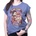Black heart дамска тениска - tattoed lady ext - black heart - 010-0185-blu17/a/7