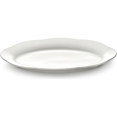 Serax Silhouette Овално плато дълбоко 30 см, бяло (B5225019-001)