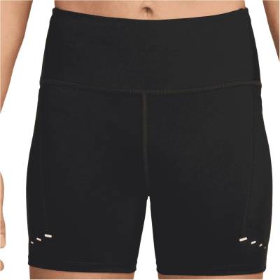 Nike Дамски шорти за бягане Nike Women's Swift High-Waisted 4 Tight Running Shorts - Black / Reflective Silver - размер XL (112-3835-0115)