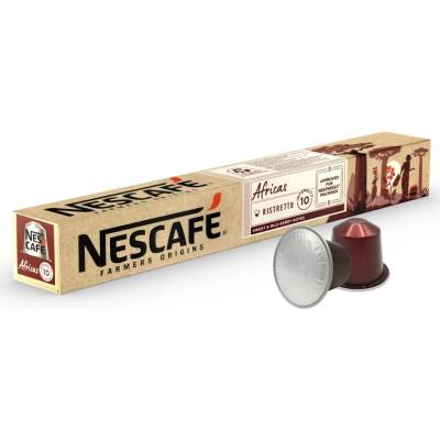 NESCAFÉ NESCAFÉ® Farmers Origins Africas Ristretto капсули за Nespresso® 10 бр