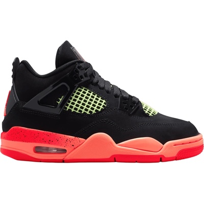 Jordan Air 4 Retro Grade School Shoe Kids čierna