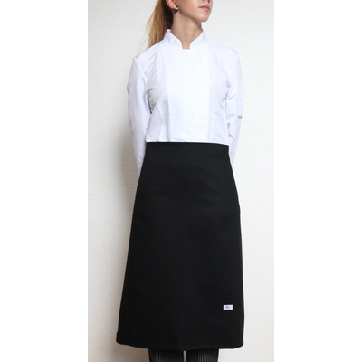 Profikuchar.cz zástěra nízká 100% bavlna černá PRO-201002