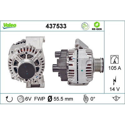 Alternátor VALEO 437533