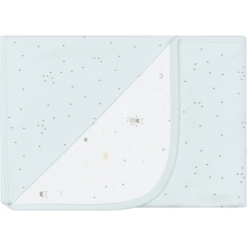 KikkaBoo Бебешко одеяло KikkaBoo Stripy Friends - 85 x 85 cm, синьо (31103010055)