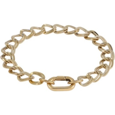 Free Style náramek z chirurgické oceli zlatý BSS830