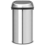 Brabantia Кош за смет Brabantia Touch Bin 60L, Matt Steel Fingerprint Proof (647255) - topmall
