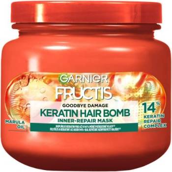 Garnier Fructis Goodbye Damage Keratin Hair Bomb маска с кератин за изтощена коса 320 ml за жени