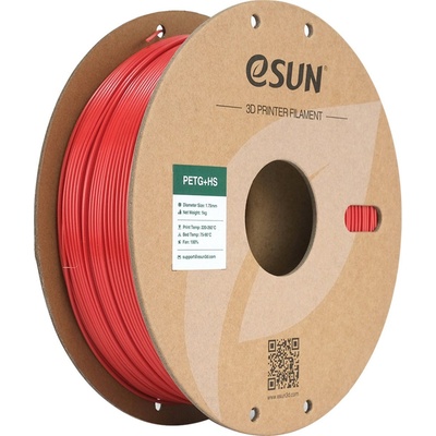 eSUN PETG+HS Fire Engine Red - 1, 75 mm / 1000 g (PETG+HS175O-FR1P1)