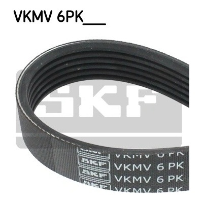 Ozubený klinový remeň SKF VKMV 6PK1520 (VKMV6PK1520)