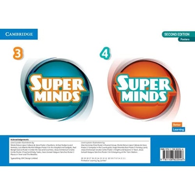 Super Minds, 2nd Edition Level 3+4 Posters - plagáty