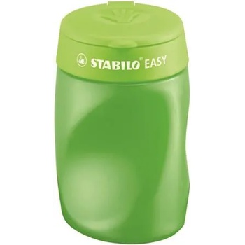 STABILO Острилка, перфоратор за три дупки, за дясна ръка, с контейнер, STABILO "Easy", зелена 4502/4 (4502/4)