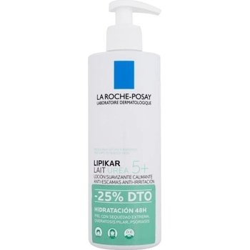 La Roche-Posay Lipikar Lait Urea 5+ upokojujúce telové mlieko pre suchú a podráždenú pokožku 400 ml