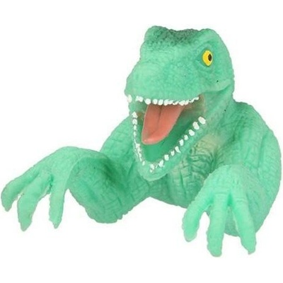 Dino World Prstová bábka ASST modrá so zelenou hlavou
