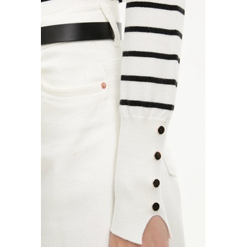 ANSWEAR Пуловер с кашмир Answear. LAB в бежово от лека материя с поло (2657.fh)