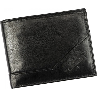 Charro Pulsud pánska kožená peňaženka čierna