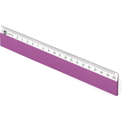 Metrie Scholar-W20VI Dřevěné pravítko fialové 20 cm