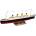 Revell Сглобяем модел Revell - Кораб R. M. S. Titanic, 40 части (R75804)