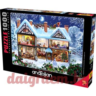 Anatolian Пъзел anatolian 1105 - 1000 части - Коледна къща (p1105)