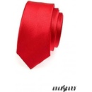 Avantgard Slim kravata Bílá Červená 551 758