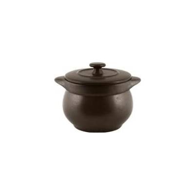 RAK Porcelain Genesis talíř na polévku a víčko - kakao 10,6 cm