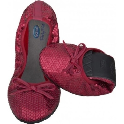 Scholl Pocket Ballerina PAILLETTES červené – Zbozi.Blesk.cz