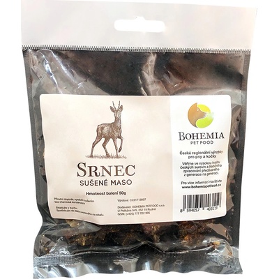 Bohemia Pet Food Srnec sušené mäso 50 g
