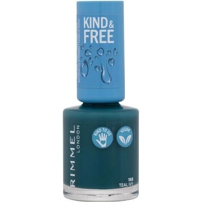 Rimmel London Kind & Free lak na nechty 168 Teal Ivy 8 ml