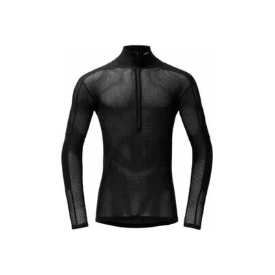 Devold Wool Mesh Pro Zip Neck Man čierna