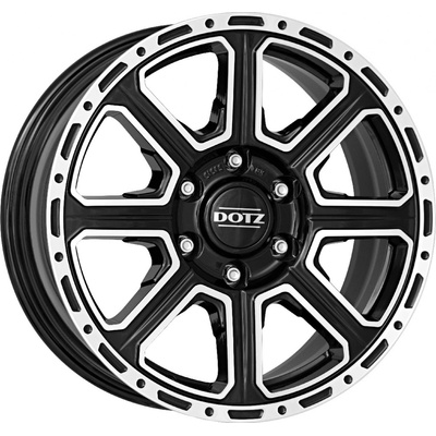 DOTZ KALAHARI 8x18 5x127 ET30 black polished