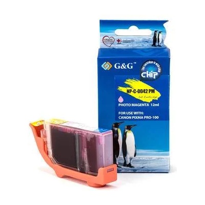Compatible ГЛАВА ЗА CANON PIXMA PRO 100 - Photo Magenta - ink tank - WITH CHIP / С ЧИП - /42/ - CLI-42PM (CLI42PM) - 6389B001 - PN NC-C-0042PM/C - G&G (NC-C-0042PM)