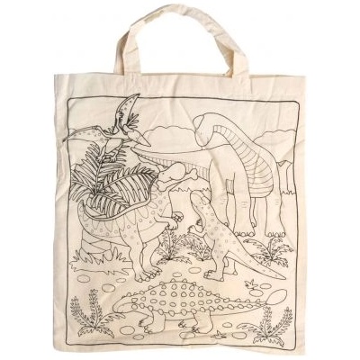 Goki - Памучна торбичка за оцветяване - Динозаври (58809)