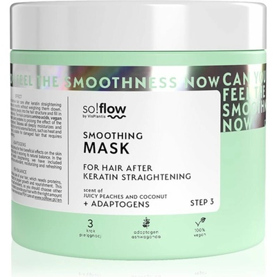 so!flow After Keratin Straightening Smoothing Mask maska na vlasy 400 ml