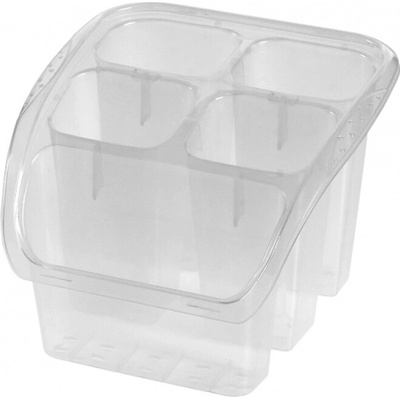 Keeeper Odkapávač na příbory - 15 x 16 x 11,5 cm -TRANSPARENT_hamashop