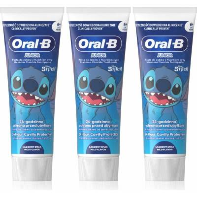 Oral-B Junior Oral-B Junior pre deti 3 x 75 ml