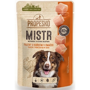 Propesko Mistr Adult filetky kuracie v omáčke 85 g