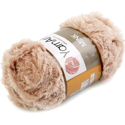Pletací příze Mink 50 g Varianta: 7 (331) béžová světlá, Balení: 1 ks 42322/80283/192243