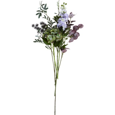 House Doctor Umělá kytice Calm Purple Multi 76 cm, fialová barva, plast