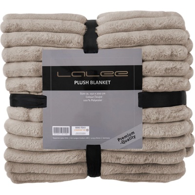 Lalee Одеяло Plush Blanket PLB 500, 150x200, таупе (PLB500TAU150200)