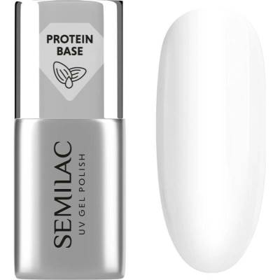 Semilac UV Hybrid Protein Extend Base gelový lak pro prodloužení nehtů 7 ml